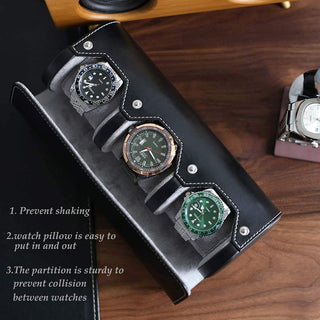 Watch Display Storage with Velvet Sections to Holder Large Watch