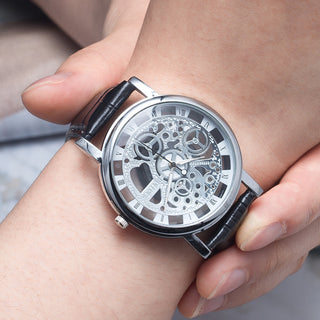 Energy-saving with hollow non mechanical couple watch